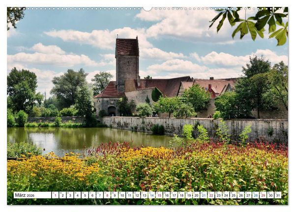 Produktbild: Dinkelsb&uuml;hl - Ansichtssache (hochwertiger Premium Wandkalender 2026 DIN A2 quer), Kunstdruck in Hochglanz