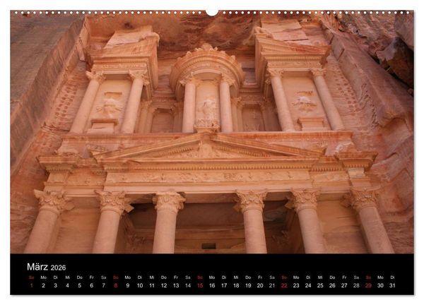 Produktbild: Faszinierendes Jordanien (Wandkalender 2026 DIN A2 quer), CALVENDO Monatskalender