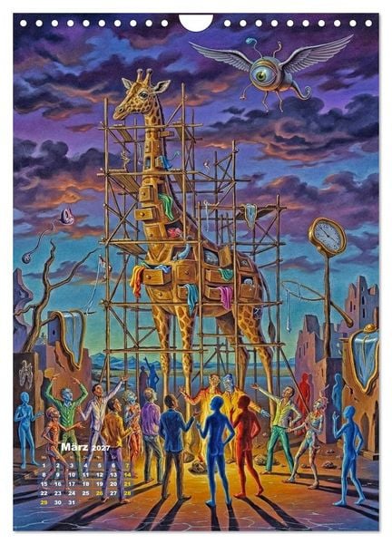 Produktbild: Dali und Magritte: zwei surreale Wirklichkeiten (Wandkalender 2027 DIN A4 hoch), CALVENDO Monatskalender
