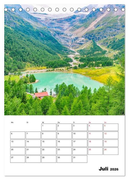 Produktbild: Rh&auml;tische Bahn - aussichtsreiches Bahnerlebnis (Tischkalender 2026 DIN A5 hoch), CALVENDO Monatskalender