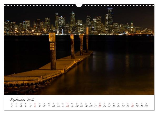 Produktbild: Eine Reise nach Seattle (Wandkalender 2026 DIN A3 quer), CALVENDO Monatskalender