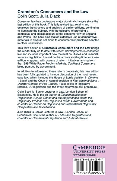 Produktbild: Cranston's Consumers and the Law