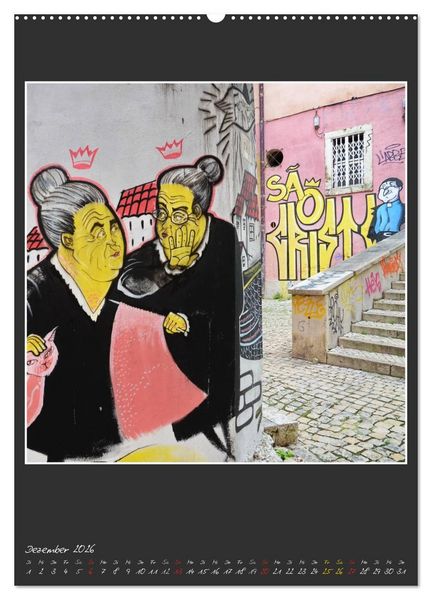 Produktbild: In den Stra&szlig;en und Gassen von Lissabon 2026 (hochwertiger Premium Wandkalender 2026 DIN A2 hoch), Kunstdruck in Hochglanz