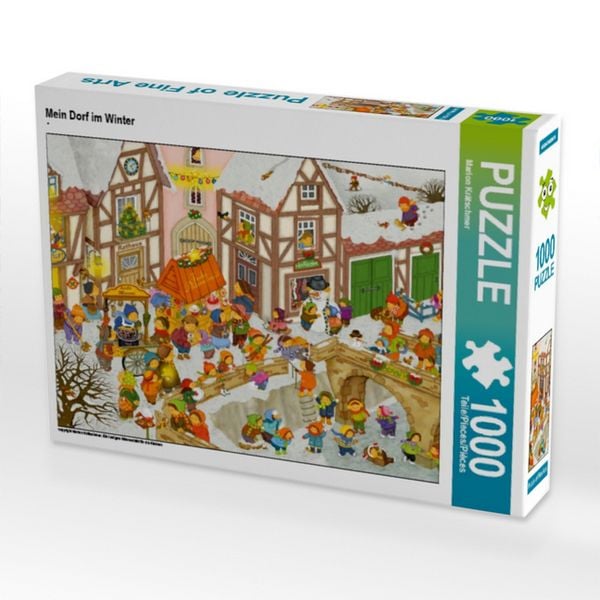 Mein Dorf im Winter (Puzzle)