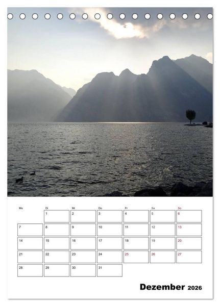 Produktbild: Am Gardasee (Tischkalender 2026 DIN A5 hoch), CALVENDO Monatskalender