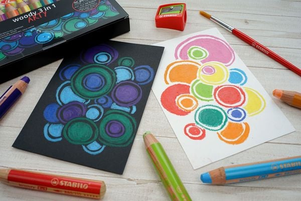 Produktbild: STABILO Aquarellbuntstift woody 3 in 1