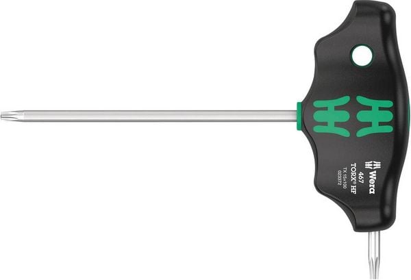 Produktbild: Wera 467 TORX&reg; HF Torx-Schraubendreher Gr&ouml;&szlig;e (Schraubendreher) T 15 Klingenl&auml;nge: 100 mm 1 St.