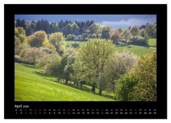 Produktbild: Taunus (Tischkalender 2026 DIN A5 quer), CALVENDO Monatskalender