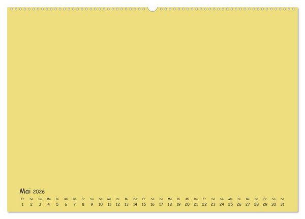 Produktbild: Regenbogen Kinder Bastelkalender - Zum Selbstgestalten - DIY Kreativ-Kalender (Wandkalender 2026 DIN A2 quer), CALVENDO Monatskalender