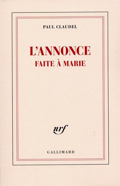 Produktbild: L'annonce faite &agrave; Marie