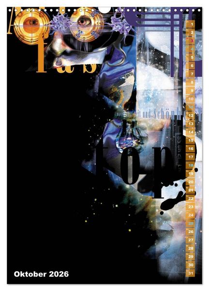 Produktbild: Dreams and Nightmares - Fantasy & Sci-Fi Art / 2026 (Wandkalender 2026 DIN A3 hoch), CALVENDO Monatskalender