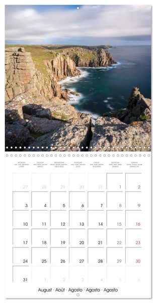 Produktbild: Beautiful Cornish Seascapes (Wall Calendar 2026 12 &times; 12 Inch) CALVENDO 12 Month Wall Calendar