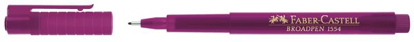 Produktbild: Faber-Castell Faserschreiber Broadpen Document magenta