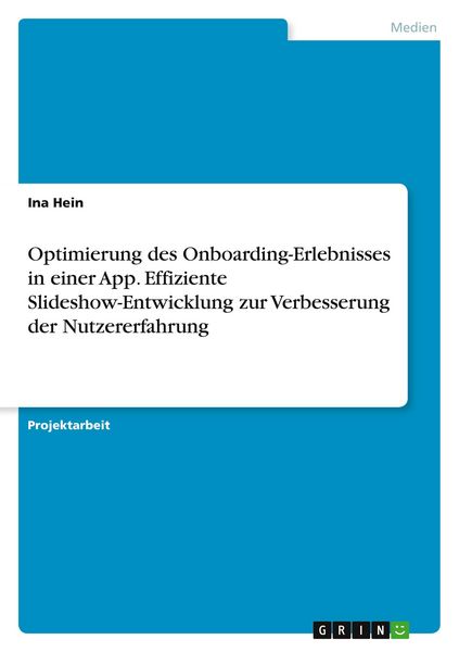 Produktbild: Optimierung des Onboarding-Erlebnisses in einer App. Effiziente Slideshow-Entwicklung zur Verbesserung der Nutzererfahrung