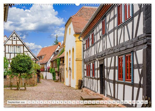 Produktbild: Michelstadt Impressionen (hochwertiger Premium Wandkalender 2026 DIN A2 quer), Kunstdruck in Hochglanz