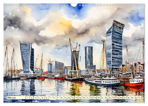 Produktbild: Zauberhafte Niederlande (Wandkalender 2026 DIN A3 quer), CALVENDO Monatskalender