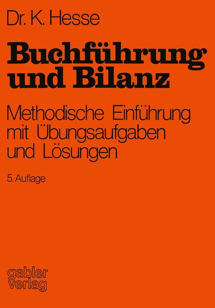 Produktbild: Buchf&uuml;hrung und Bilanz