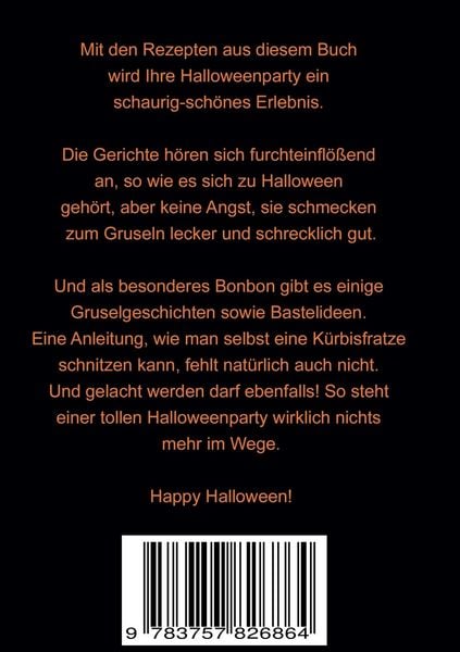 Produktbild: Happy Halloween - Kulinarischer und literarischer Gruselspa&szlig;
