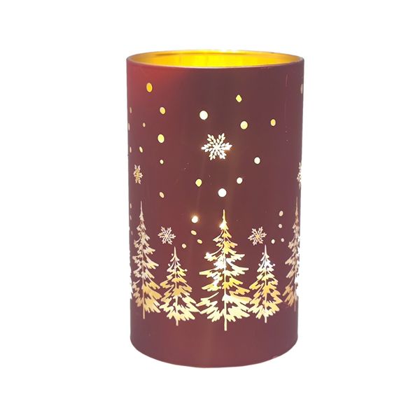 Produktbild: LED-Windlicht Winterwald
