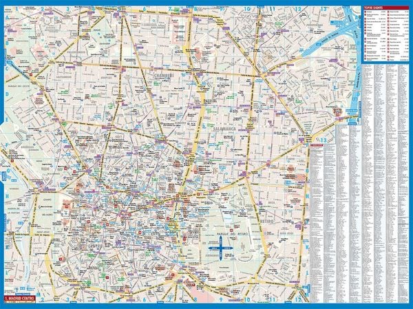 Produktbild: Madrid, Borch Map