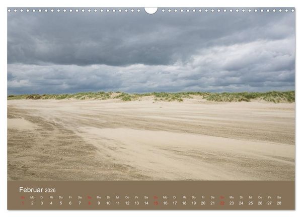 Produktbild: R&ouml;m&ouml; - Wasser, Wind und endloser Strand (Wandkalender 2026 DIN A3 quer), CALVENDO Monatskalender
