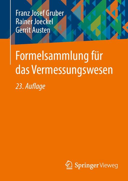 Produktbild: Formelsammlung f&uuml;r das Vermessungswesen