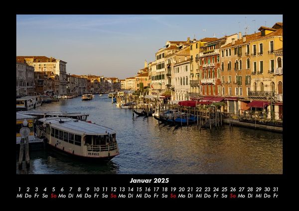 Produktbild: Venedig 2025 Fotokalender DIN A3