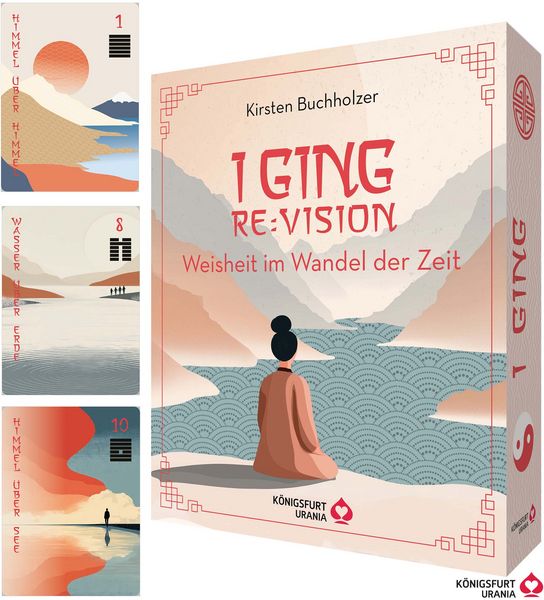Produktbild: I Ging RE:VISION - Weisheit im Wandel der Zeit - 64 farbige Karten, 192 S. farbiges Booklet
