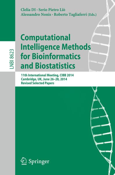 Produktbild: Computational Intelligence Methods for Bioinformatics and Biostatistics
