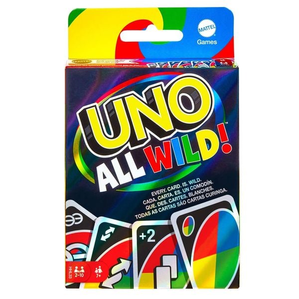 Produktbild: Mattel Games UNO All Wild, Kartenspiel, Familienspiel