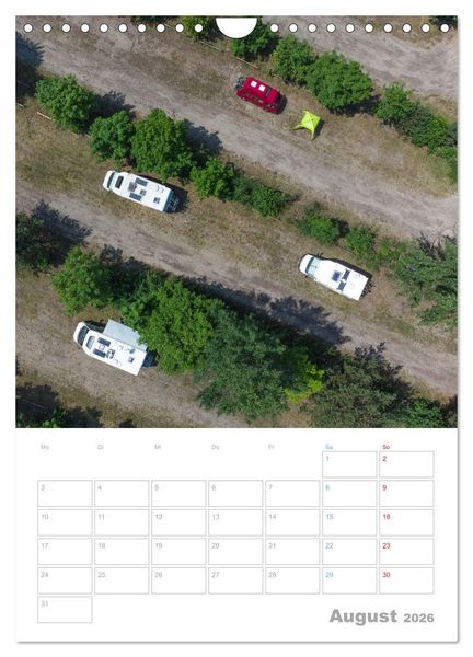 Produktbild: CAMPING-GL&Uuml;CK - Dein Urlaubsplaner (Wandkalender 2026 DIN A4 hoch), CALVENDO Monatskalender