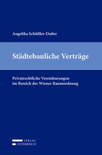 Produktbild: St&auml;dtebauliche Vertr&auml;ge