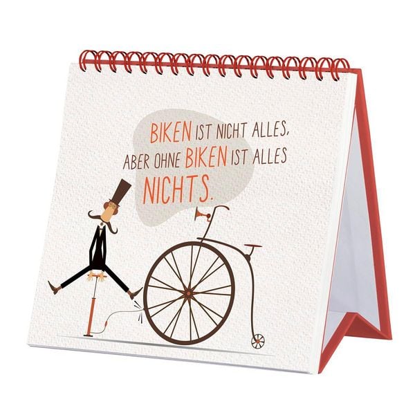 Produktbild: Das Leben ist wie Fahrradfahren: Um die Balance zu halten, musst du in Bewegung bleiben
