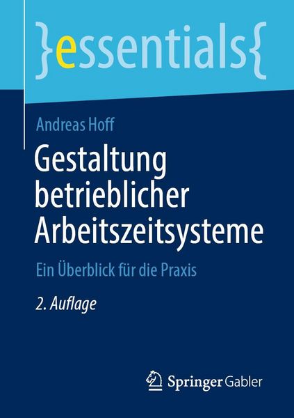 Produktbild: Gestaltung betrieblicher Arbeitszeitsysteme