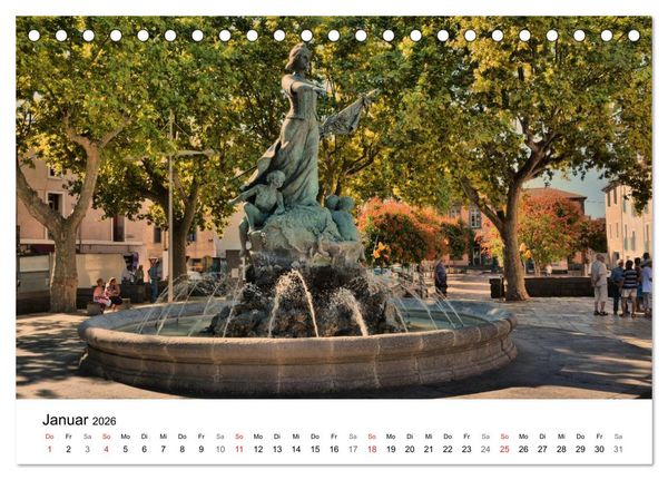Produktbild: Frankreich- St&auml;dte und D&ouml;rfer des Languedoc-Roussillon (Tischkalender 2026 DIN A5 quer), CALVENDO Monatskalender