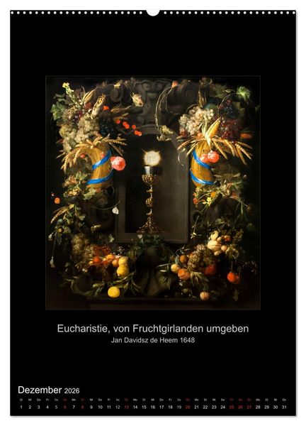 Produktbild: Stillleben - Illusionistische Malerei der Renaissance (Wandkalender 2026 DIN A2 hoch), CALVENDO Monatskalender