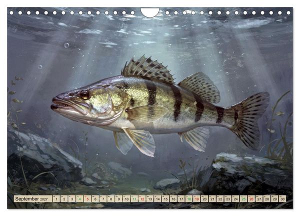 Produktbild: Talsperren - Zander (Wandkalender 2027 DIN A4 quer), CALVENDO Monatskalender