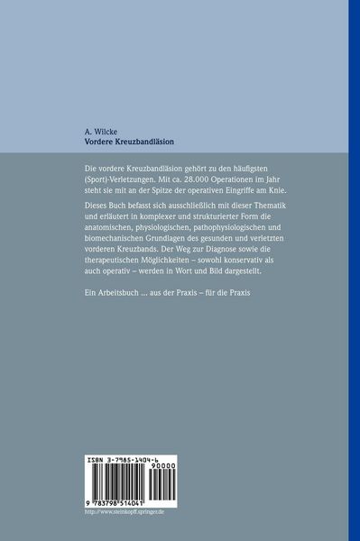 Produktbild: Vordere Kreuzbandl&auml;sion