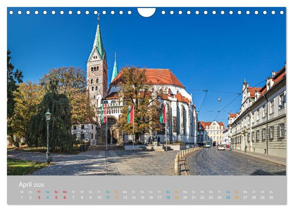 Produktbild: Augsburg - Stadt der Renaissance (Wandkalender 2026 DIN A4 quer), CALVENDO Monatskalender