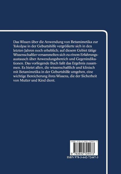 Produktbild: Tokolyse und Betamimetika