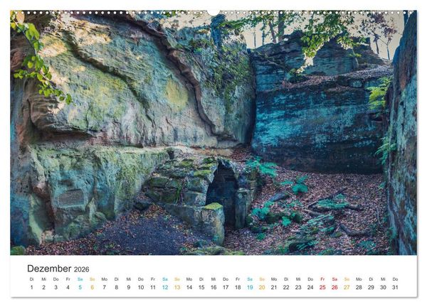 Produktbild: Ha&szlig;berge - Burgen und Burgruinen (hochwertiger Premium Wandkalender 2026 DIN A2 quer), Kunstdruck in Hochglanz