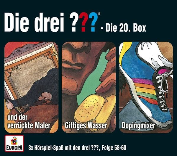 Die drei ??? Box 20. Folgen 58-60 (drei Fragezeichen) 3 CDs - Alfred Hitchcock , Oliver Rohrbeck , Jens Wawrczeck, CD, 0886974463627