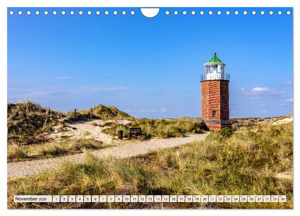 Produktbild: Insel Sylt - Fantastische Momente (Wandkalender 2026 DIN A4 quer), CALVENDO Monatskalender