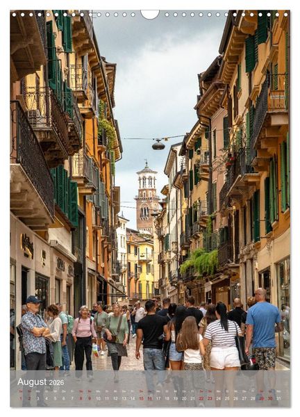 Produktbild: Verona Venetien (Wandkalender 2026 DIN A3 hoch), CALVENDO Monatskalender