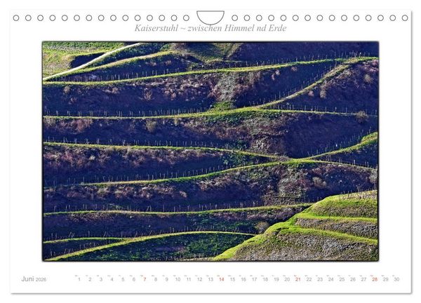 Produktbild: Kaiserstuhl zwischen Himmel und Erde (Wandkalender 2026 DIN A4 quer), CALVENDO Monatskalender