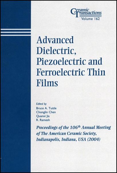 Produktbild: Advanced Dielectric, Piezoelectric and Ferroelectric Thin Films