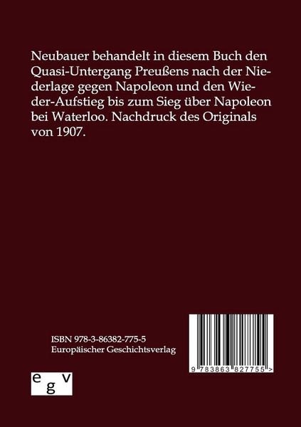 Produktbild: Preu&szlig;ens Fall und Erhebung 1806-1815