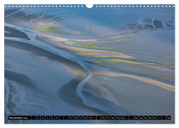 Produktbild: Das Wattenmeer von oben (Wandkalender 2026 DIN A3 quer), CALVENDO Monatskalender