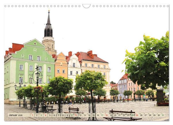 Produktbild: Bunzlau - Boleslawiec - Ein Stadtspaziergang (Wandkalender 2026 DIN A3 quer), CALVENDO Monatskalender