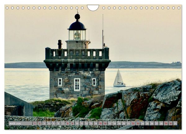 Produktbild: Phare de Kermorvan (Calendrier mural 2026 DIN A4 vertical), CALVENDO calendrier mensuel